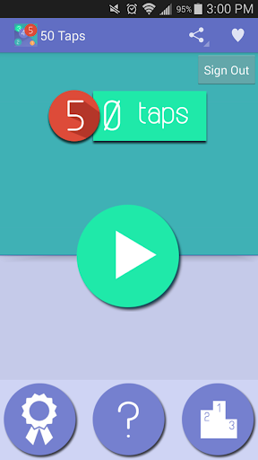 50 Taps: Speed Reflex Game