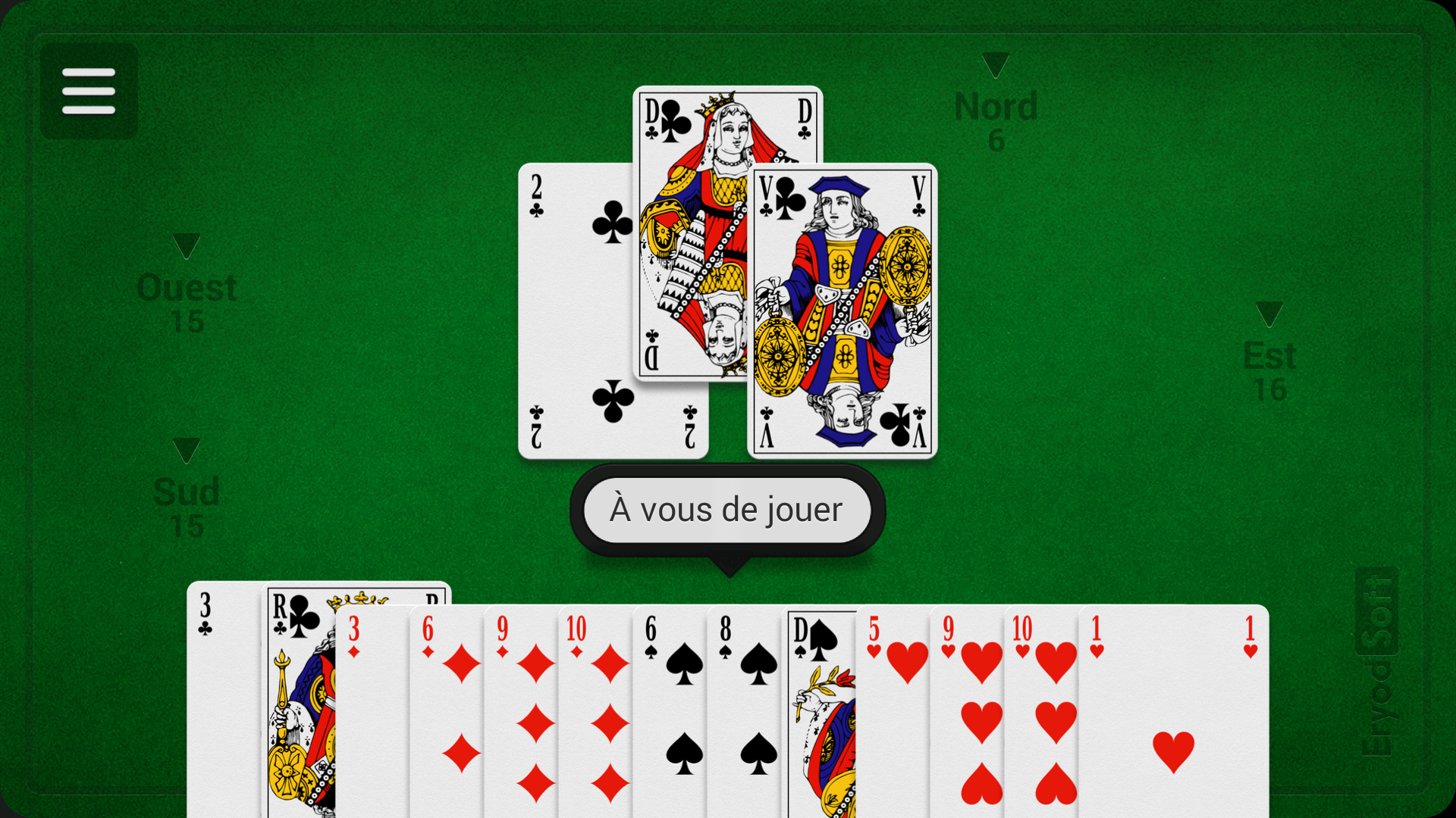 Android application Hearts screenshort