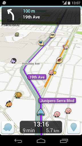 Waze 소셜 GPS 지도와 교통정보