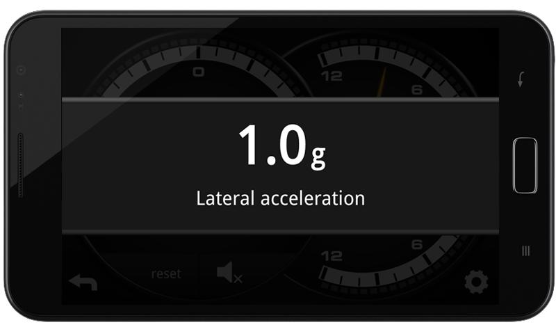 G-Force Driving Assistant Screen 2