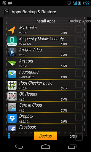Apps Backup Restore