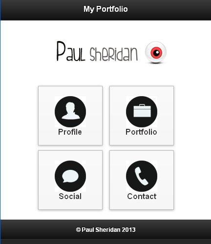 Paul Sheridan ePortfolio