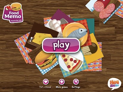 Food Memo Match for Kids FREE