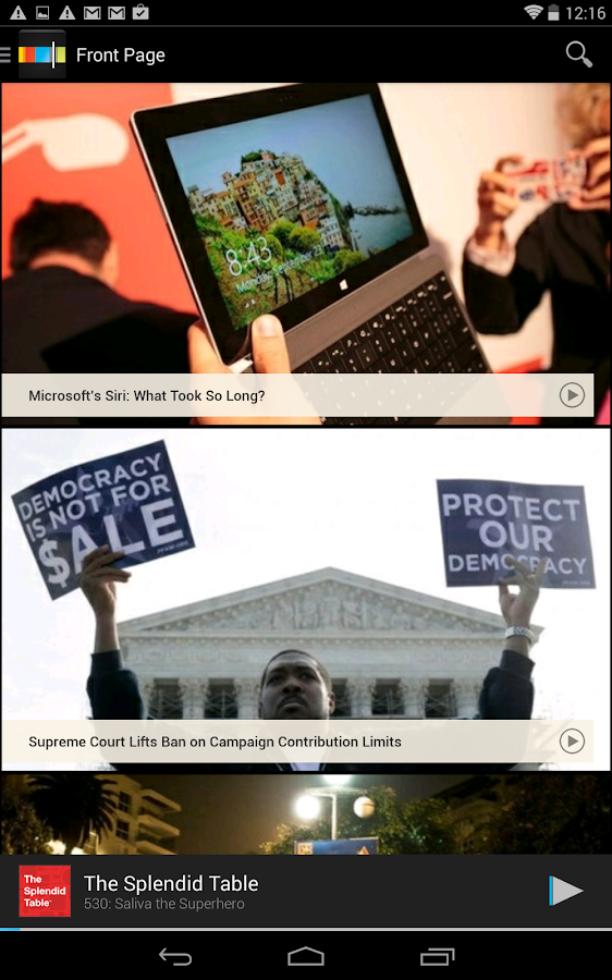   Stitcher Radio – Capture d'écran 