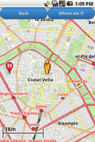 Valencia Amenities Map