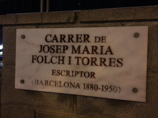 Monumento Homenatge Josep Maria Folch I Torres