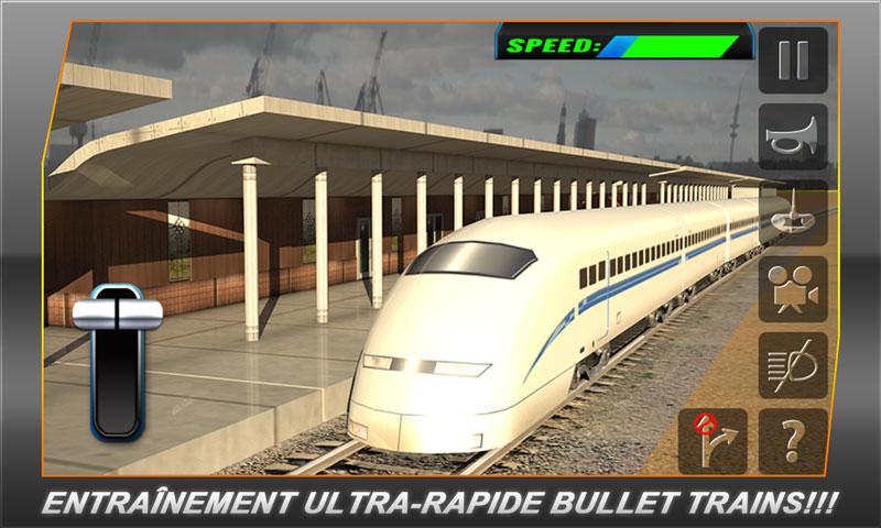 Android application Bullet Train Subway Station 3D screenshort