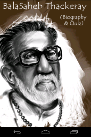 Balasaheb Thackeray Biography