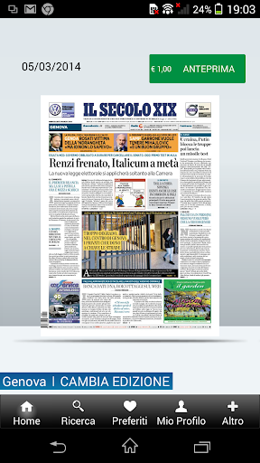 Il Secolo XIX Edicola Digitale