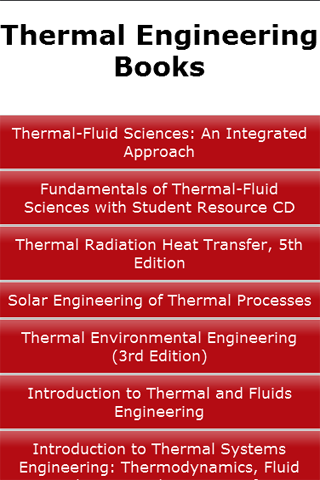 Thermal Engineering Books