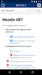 How to get UBT APP - Moodle dhe Smis lastet apk for android