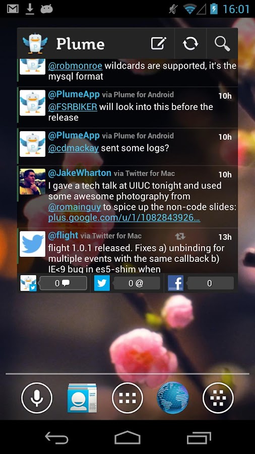 Plume for Twitter - screenshot