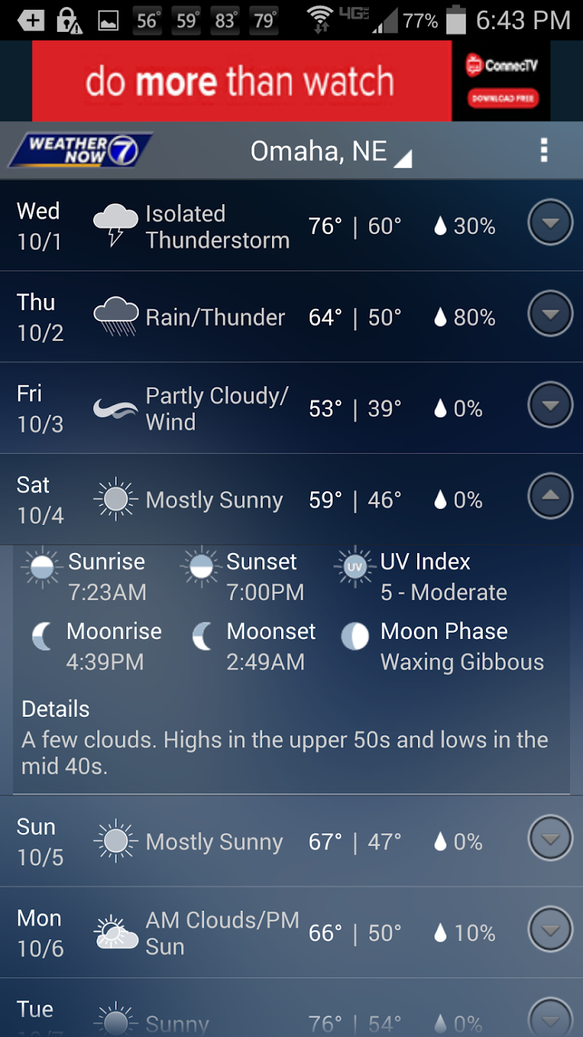 KETV Weather Now Screen 3