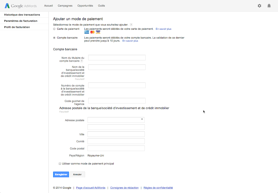 Gérez vos modes de paiement Aide YouTube