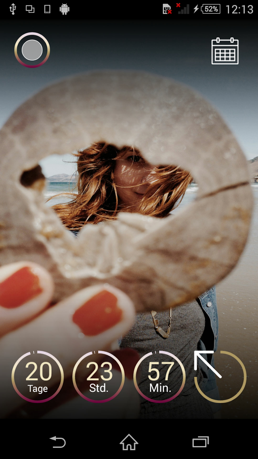 NuvaRing® Erinnerungs-App Screen 1