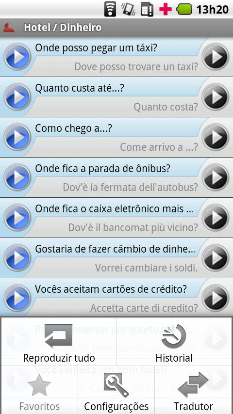 Portuguese (Brazil) - Italian Screen 3