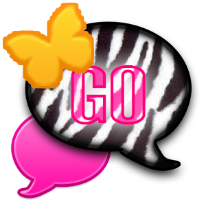 GO SMS - Butterfly Zebra Sky 1.1