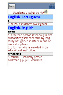 Free Download English Portuguese Dictionary APK for Android