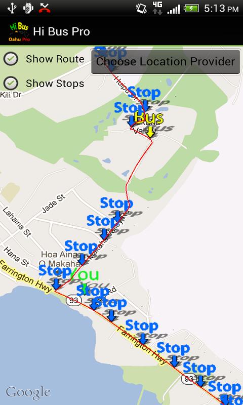 HI Bus Pro - Oahu Screen 2