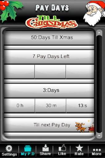 【免費娛樂App】Pay Days Till Xmas-APP點子