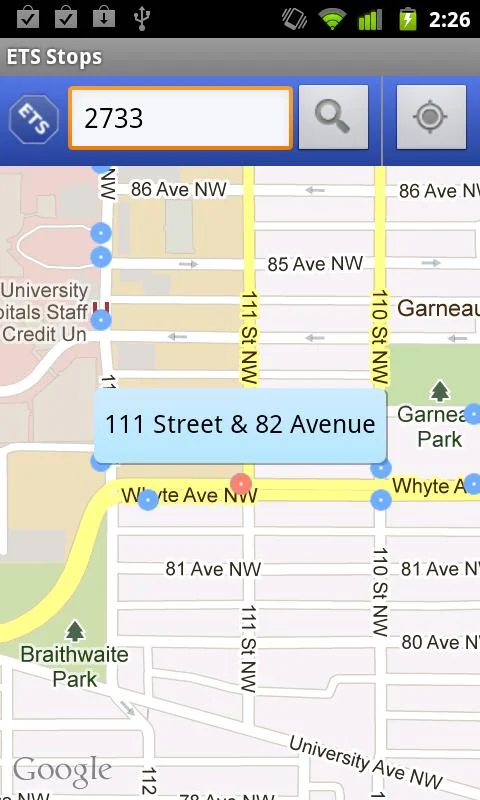    ETS Stops- screenshot  