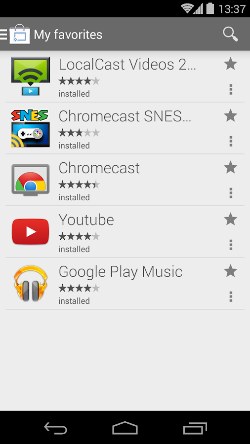 Cast Store for Chromecast - screenshot