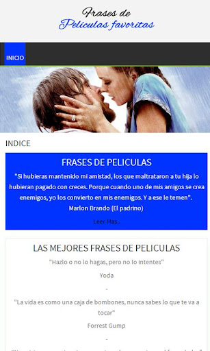 Frases de Películas favoritas