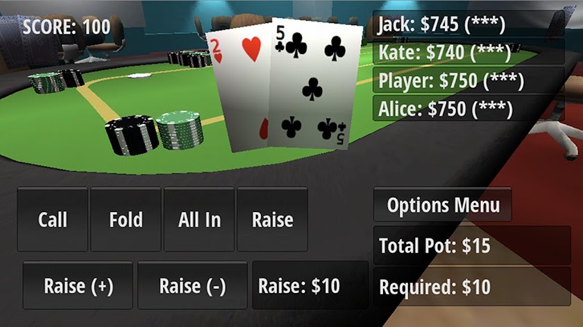 Sinsoft Poker Screen 2