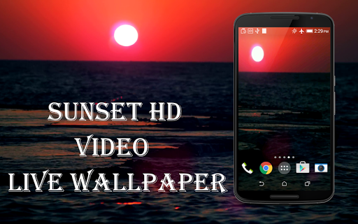 Sunset HD Live Wallpaper