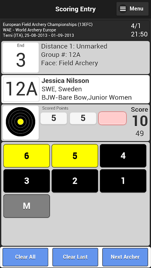 Ianseo Scorekeeper Android Apps on Google Play