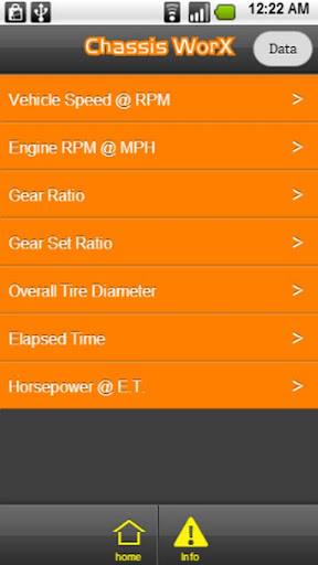 Chassis WorX Car Calculator