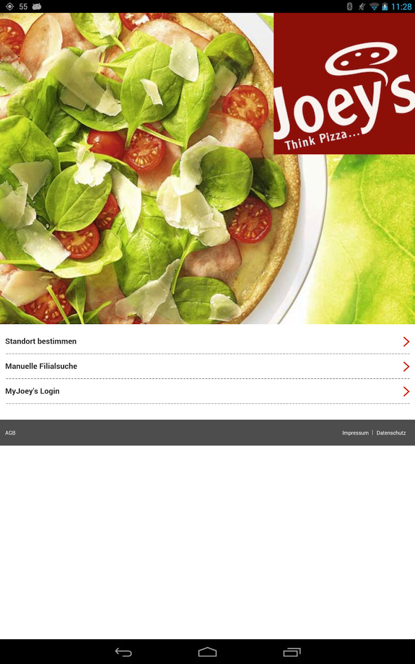 Joeys Pizza Screen 3