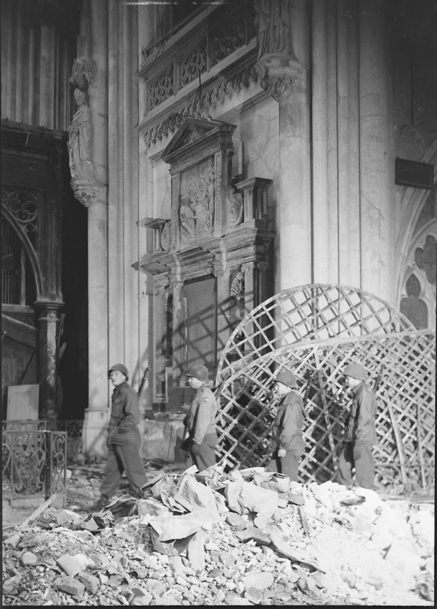 Cologne Cathedral Damage - Margaret Bourke-White — Google Arts & Culture