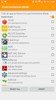 Immersive Mode Forcer - Xposed APK Gambar Screenshot #3