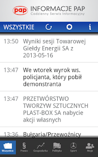 Informacje PAP Screenshots 3