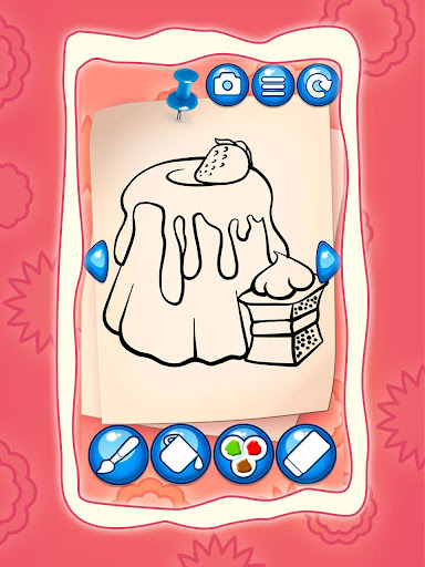 【免費家庭片App】Cupcake Coloring Book-APP點子