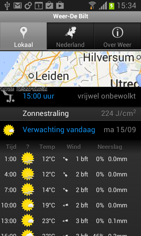 Weer Pro Screen 3