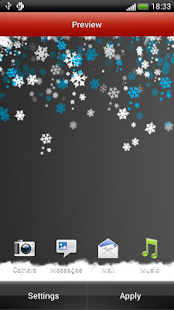 Gray Series Snow LiveWallpaper Screenshots 5