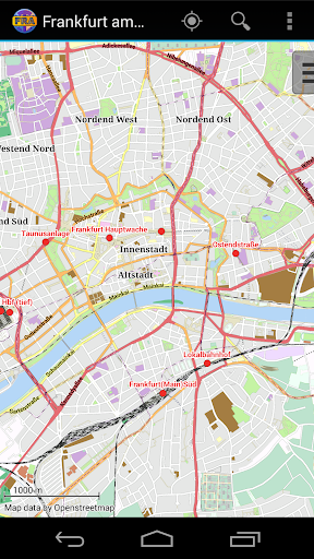 Frankfurt Offline City Map