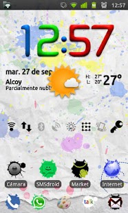 How to download GO Launcher EX Paint Theme patch 1 apk for bluestacks