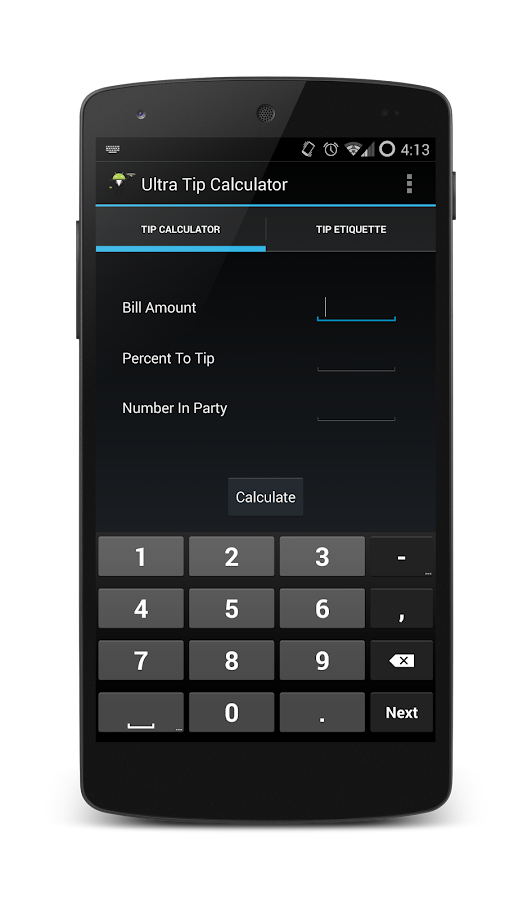 Tip Calculator Ultra Android Apps On Google Play