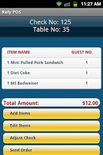 Rely POS Online Restaurant POS Screenshots 4
