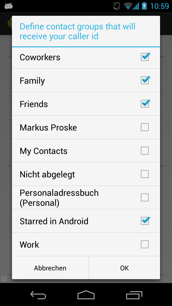 PrivateCalls Screen 3