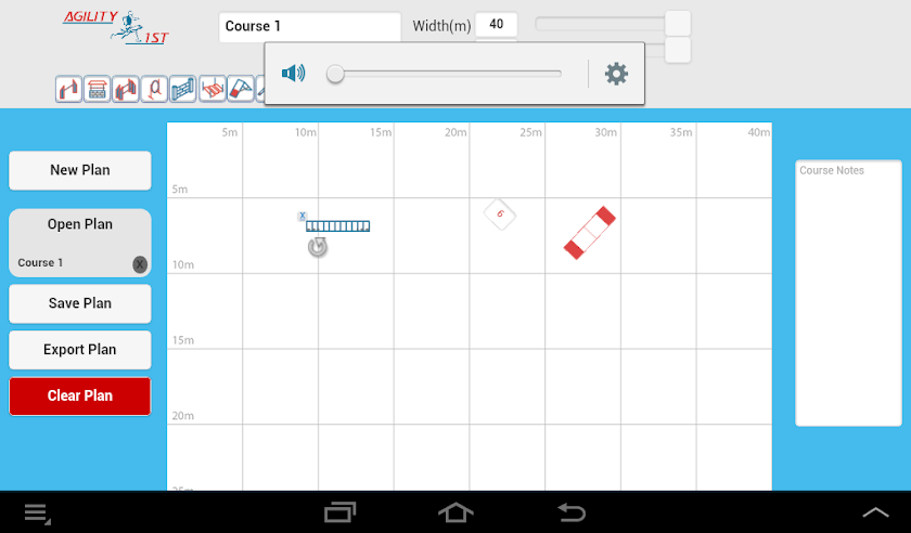 Agility1st Course Designer Screen 3