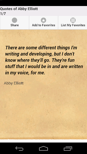 Quotes of Abby Elliott