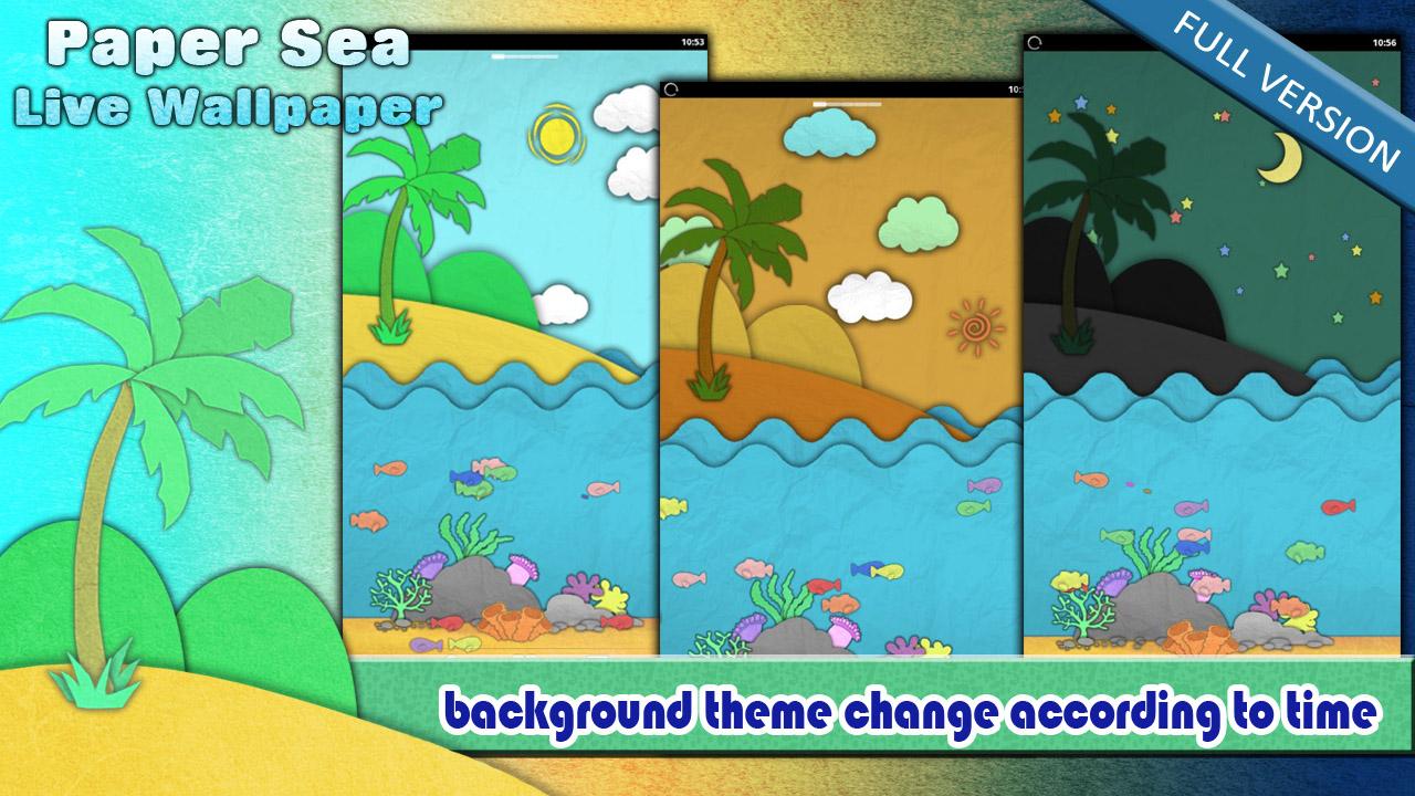 Paper Sea Live Wallpaper Free Apl Android Di Google Play