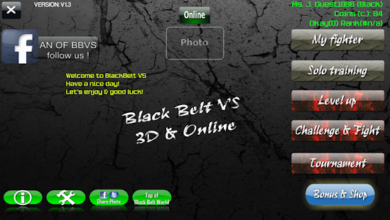 Free Download Black Belt VS, 3D online fight APK