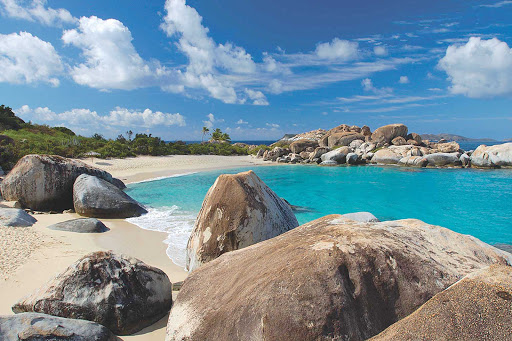The Baths at Virgin Gorda in the British Virgin Islands, one of the highlights of a SeaDream cruise.