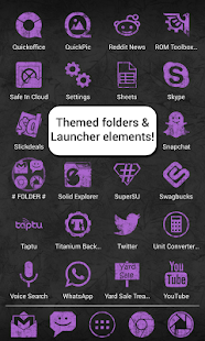How to get Purple Grunge APEX GO ADW NOVA patch 3.6.3 apk for laptop