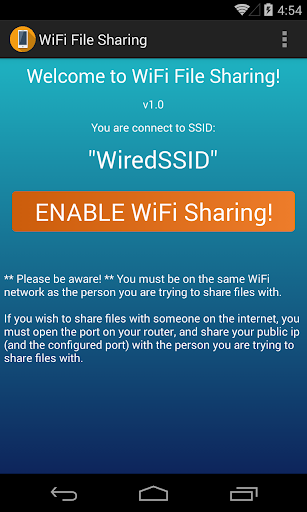 Wifi File Transfer